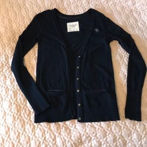 Navy Abercrombie & Fitch Sweater
